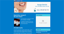 Desktop Screenshot of burgasdentist.com